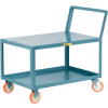 Little Giant® Low Deck Shelf Truck LK-3060-5PYBK, Flush Top, Sloped Handle, 30 x 60