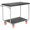 Petit chariot d’instruments géant® avec roulettes Poly Lock, 1000 lb. Capuchon, 36"L x 24"L x 34-1/2"H, Gris