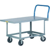Little Giant® Work Height Platform Truck RNB-2448-6MR - 24 x 48 - Mold-On Rubber Wheels