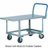 Little Giant® Work Height Platform Truck RNB-2448-6PY - 24 x 48 - Polyurethane Wheels