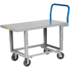 Little Giant® Adjustable Work Height Platform Truck RNB-3060-6MR-AH - 30 x 60 - Mold-On Rubber