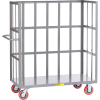 Little Giant® 3-Sided Bulk Truck S1-3060-6PY Slat-Type Sides 30x60 Polyurethane Wheels