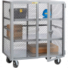 Little Giant® Mobile Storage Locker SC2-3660-6PH 2 Center Shelves 36x60 Phenolic Wheels