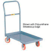 Little Giant® Steel Deck Platform Truck T-500-UPS - Flush Edge - 18 x 32 - Mold-on Rubber