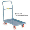 Little Giant® Steel Deck Platform Truck T-510-LU - Lip Edge - 24 x 36 - Mold-on Rubber Wheels