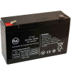 AJC® sûr-Lites 30 6V 12Ah batterie légère d’urgence