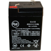 AJC® LightAlarms 5E1-5BL 6V 4,5Ah Batterie de lumière d’urgence