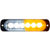 Les acheteurs LED rectangulaire ambre/Clear Low Profile stroboscope 12V - LEDs 6 - 8891902
