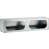 Cabinet léger double ovale aluminium lisse - LB3163ALSM