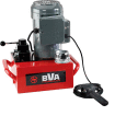 Pompe électrique hydraulique BVA, 1 HP, 2 gallons, vanne manuelle 4 voies / 3 positions, pendentif 10 '