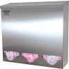 Bowman® Triple Bulk Dispenser, Grand, 18-3/16"L x 5-3/4"P x 17-15/16"H, Inoxydable