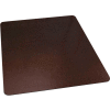 ES Robbins® bureau chaise tapis pour tapis - 46 "x 60" - Bronze - bord droit