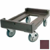 Cambro CD160131 - Camdolly lait caisse brun foncé