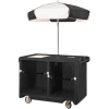 Cambro CVC55110 - Camcruiser Vending Cart, 55-3/16"L x 31-1/4"W x 93-1/2"H, Black