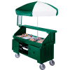 Cambro CVC724519 - Camcruiser chariot de Vending, casseroles de pleine grandeur 4, 6" profonde, vert