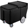 Cambro ICS125LB110 - Caddy de glace, noir, 125 lbs Cap., pivotant 4, 1 avec frein