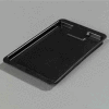 Carlisle 302003 - Vérifier la tablette de porte de pointe 7-3/4 "x 4-3/8", noir - Qté par paquet : 12