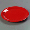 Carlisle 3300405 - Assiette de Sierrus™, étroit bord 9", rouge - Qté par paquet : 24