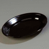 Carlisle 4356303 - Dallas Ware® Oval Platter 9-1/4" x 6-1/4", Black - Pkg Qty 24