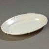 Carlisle 4356342 - Dallas Ware® Oval Platter 9-1/4" x 6-1/4", Bone - Pkg Qty 24