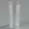 Carlisle 5216-207 - Stackable™ SAN Tumbler 16 Oz., Clear, 24 Ea., Pebbled - Pkg Qty 24