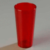 Carlisle 522410 - Stackable™ Tumbler, Clear 24 Oz., Ruby - Pkg Qty 72