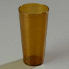 Carlisle 522413 - Stackable™ Tumbler, Clear 24 Oz., Amber - Pkg Qty 72