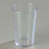 Carlisle 550107 - Stackable™ SAN Tumbler 5 Oz., Clear, Pebbled - Pkg Qty 72
