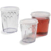 Dinex DX5600ST8714 - Translucent Lid W/Straw Slot Fits DXFT1607, 1000/Cs, Clear