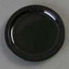 Carlisle KL20103 - Kingline™ Sandwich Plate 7-7/32" x 3/4", Black - Pkg Qty 48