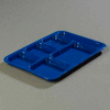 Carlisle P614R14 - Droit 6-compartiment tiroir, bleu - Qté par paquet : 24