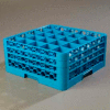 Carlisle RG25-314 - Opticlean™ 25-compartiment verre Rack W / 3 extendeurs, Carlisle bleu - Qté par paquet : 2