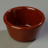 Carlisle S28769 - Fluted Ramekin 4 Oz., Chocolate - Pkg Qty 48