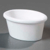 Carlisle S31002 - Oval Melamine Ramekin 2 Oz., 2-3/4" x 2", White - Pkg Qty 48