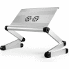 Uncaged ergonomie WEEFHs WorkEZ exécutif Laptop Cooling Stand w / 2 ventilateurs & Ports USB, Silver