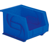 LewisBins Polypropylene Bins - 8.3X10.8X7" - Blue - Pkg Qty 6