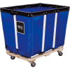 Royal Basket Trucks® 20 BU-Standard-Duty Basket Truck - Toile de vinyle - 4 roulettes pivotantes-bleu