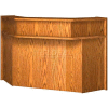Corner Riser - 48-3/4"W x 48-3/4"D x 10"H Oak