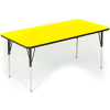 Tables d’activité, 48" L x 30" W, hauteur Standard, rectangulaire - Bleu