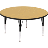 Tables d’activité, 60" L x 60" W, hauteur Standard, ronde - Fusion Maple