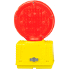 Lumière solaire Barricade de Cortina, corps jaune, lentille rouge, 03-10-RSBL - Qté par paquet : 4
