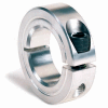 One-Piece Clamping Collar, 1/2", Zinc Plated Steel