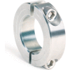 Two-Piece Clamping Collar, 1", Zinc Plated Steel