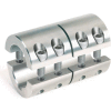2-Piece Industry Standard Clamping Couplings w/Keyway, 5/8", Stainless Steel