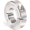 One-Piece Clamping Collar Recessed Screw, 1/4", Stainless Steel