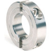 Two-Piece Clamping Collar Recessed Screw, 7/8", Stainless Steel