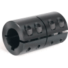 One-Piece Industry Standard Clamping Couplings w/Keyway, 1", Black Oxide Steel
