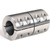 One-Piece Industry Standard Clamping Couplings, 1", Stainless Steel