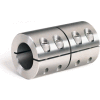 Metric One-Piece Industry Standard Clamping Couplings, 15mm, Stainless Steel
