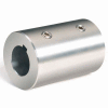 Set Screw Coupling w/Keyway, 5/8", Stainless Steel, RC-062-S-KW
